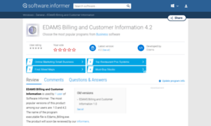 Edams-billing-and-customer-information.software.informer.com thumbnail