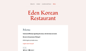 Eden-korean-restaurant.com thumbnail