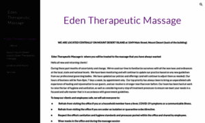 Edentherapeuticmassage.com thumbnail