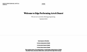 Edgeartsanddance.com thumbnail