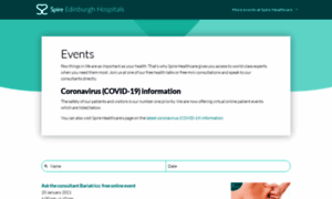 Edinburghevents.spirehealthcare.com thumbnail