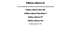 Edition-collector.fr thumbnail