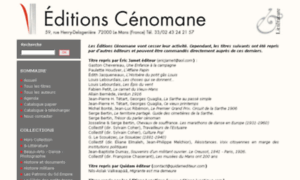 Editions-cenomane.fr thumbnail