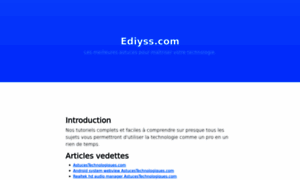 Ediyss.com thumbnail