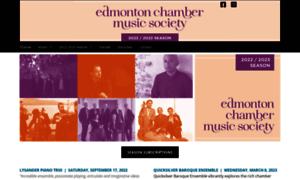 Edmontonchambermusic.org thumbnail