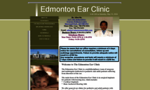 Edmontonearclinic.com thumbnail