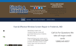 Edswindowscreenrepair.com thumbnail