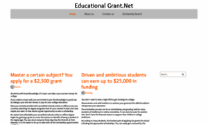 Educationalgrant.net thumbnail
