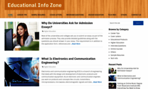 Educationalinfozone.com thumbnail