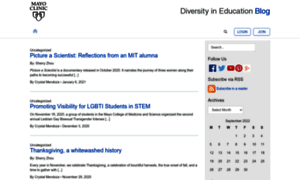 Educationdiversityblog.mayo.edu thumbnail