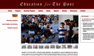 Educationforthepoor.org thumbnail