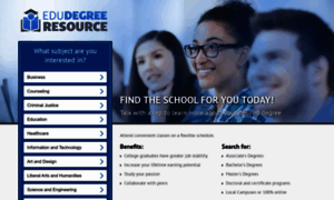 Edudegreeresource.com thumbnail