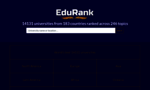 Edurank.org thumbnail