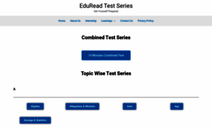 Edureadtestseries.in thumbnail