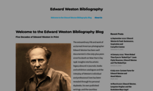 Edwardwestonbibliography.blog thumbnail