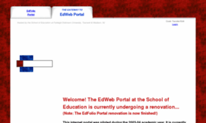 Edweb.fdu.edu thumbnail