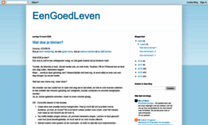 Eengoedleven.blogspot.nl thumbnail