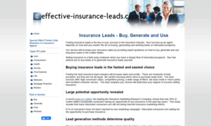 Effective-insurance-leads.com thumbnail