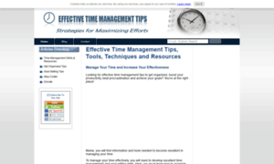 Effective-time-management-tips.com thumbnail