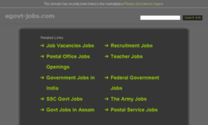 Egovt-jobs.com thumbnail