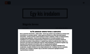 Egykisirodalom.reblog.hu thumbnail