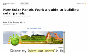 Ehowsolarpanelswork.com thumbnail