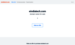 Eindiatech.com thumbnail