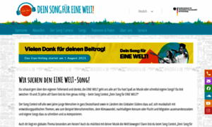 Eineweltsong.de thumbnail