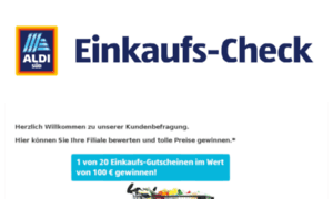 Einkaufscheck.aldi-sued.de thumbnail