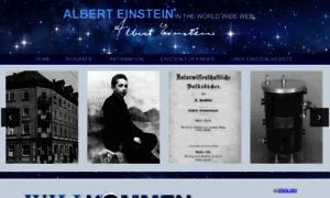 Einstein-website.de thumbnail