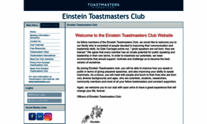 Einstein.toastmastersclubs.org thumbnail