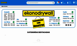 Ekonodrywall.com.pe thumbnail