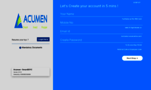 Ekyc.acumengroup.in thumbnail
