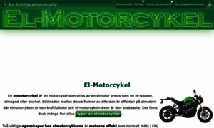 El-motorcykel.se thumbnail