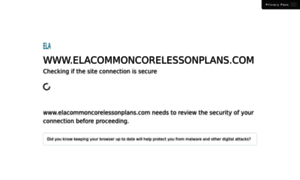 Elacommoncorelessonplans.com thumbnail