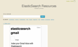 Elasticsearch.memect.com thumbnail