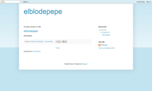 Elblodepepe.blogspot.com thumbnail