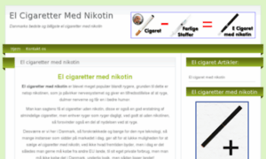 Elcigarettermednikotin.dk thumbnail
