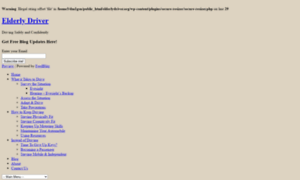 Elderlydriver.org thumbnail