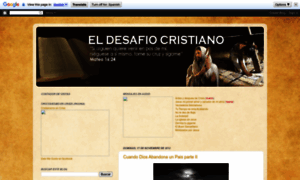 Eldesafiocristiano.blogspot.com thumbnail