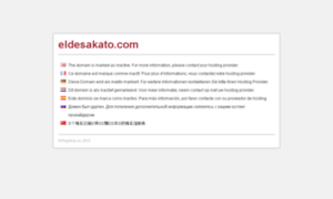 Eldesakato.com thumbnail