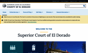 Eldorado.courts.ca.gov thumbnail