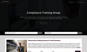 Elearning.compliancetraininggroup.com thumbnail