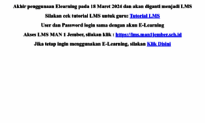 Elearning.man1jember.sch.id thumbnail