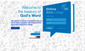 Elearning.online-bible-college.com thumbnail