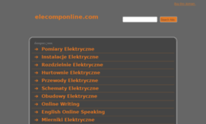 Elecomponline.com thumbnail