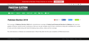 Election.pakistantimes.com thumbnail