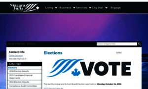 Elections.niagarafalls.ca thumbnail