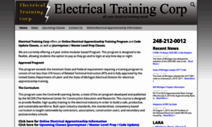 Electrainingcorp.com thumbnail