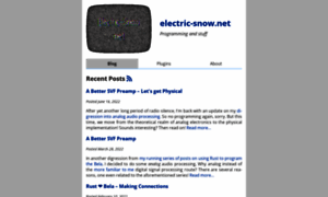 Electric-snow.net thumbnail
